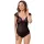 LIVCO CORSETTI FASHION - Evelin csipkés body fekete S/M