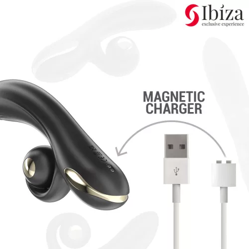 IBIZA Twister – ívelt vibrátor vibro-rotációval