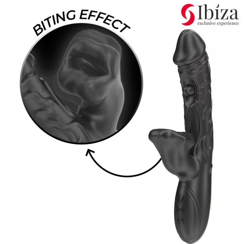 IBIZA – vibráló csiklóizgató harapás és forgás effektussal