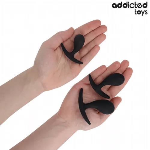 ADDICTED TOYS – prémium szilikon anál dugó szett (3 db)
