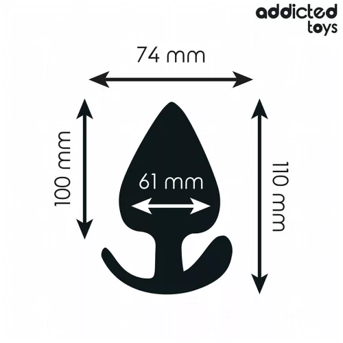 ADDICTED TOYS – XXL szilikon anál dugó 11 cm
