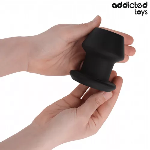 ADDICTED TOYS – extrém üreges anális dugó, szilikon, M-es 8,7 cm
