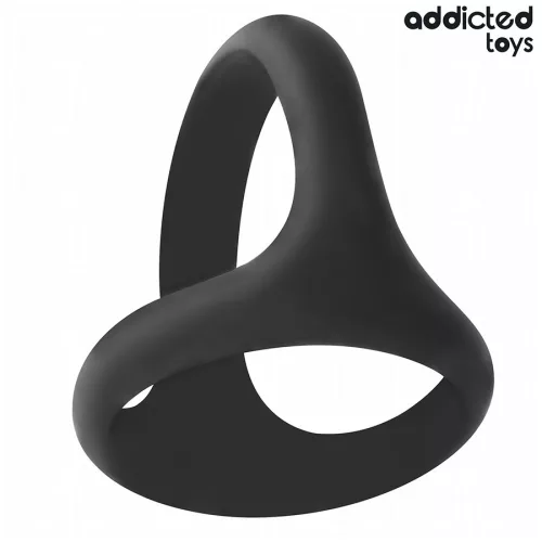 ADDICTED TOYS – vastag hármas péniszgyűrű