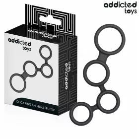 ADDICTED TOYS - péniszgyűrű herekârtyával