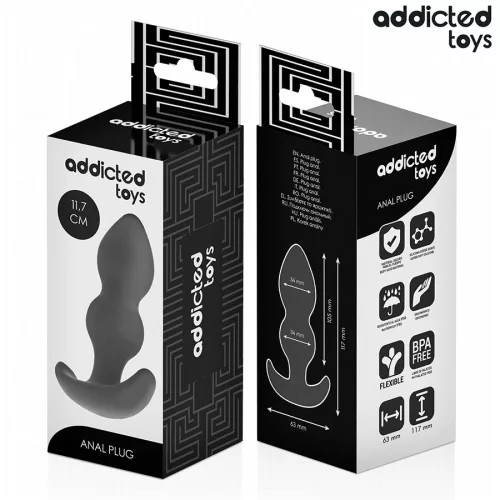 ADDICTED TOYS – prémium szilikon análplug, L méret (11,7 cm)