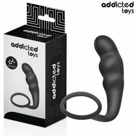   ADDICTED TOYS – szilikon anál dugó gyűrűvel, 4-es modell