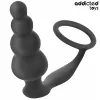 ADDICTED TOYS – szilikon anális plug gyűrűvel, Modell 5