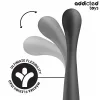 ADDICTED TOYS – prémium szilikon dupla anál vibrátor 22,5 cm