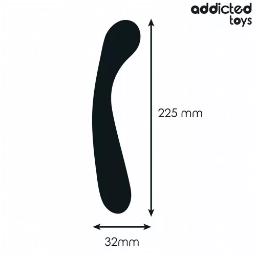 ADDICTED TOYS – prémium szilikon dupla anál vibrátor 22,5 cm