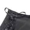 SUBBLIME – bőr melltartó és szoknya szett fekete L/XL