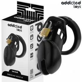 ADDICTED TOYS LOCKED - obsidian pénisz ketrec M méret