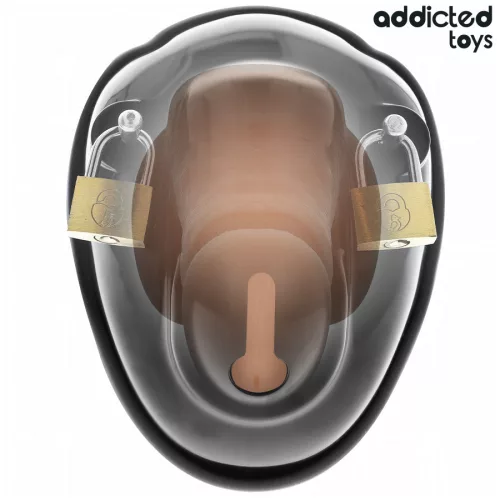 ADDICTED TOYS LOCKED – kulcs nélküli pénisz ketrec 11,5 cm