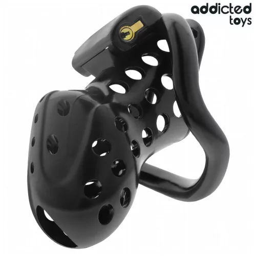 ADDICTED TOYS LOCKED – láncos pénisz ketrec 10,5 cm