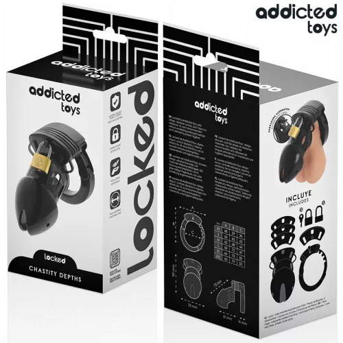 ADDICTED TOYS LOCKED - 7,5 cm hiszti-fogó pénisz ketrec