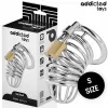 ADDICTED TOYS LOCKED – fém pénisz ketrec, S méret (4 cm)