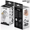 ADDICTED TOYS LOCKED – fém pénisz ketrec, S méret (4 cm)