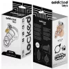 ADDICTED TOYS LOCKED – ezüst fém pénisz ketrec M méret