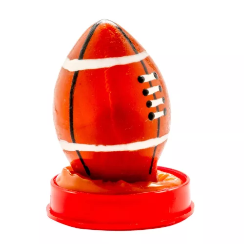 CONDOMERIE - Handbemaltes spezielles Rugbi-Ball-Kondom