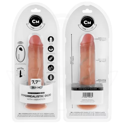 COCK MILLER – reális dildó tapadókoronggal, távirányítóval