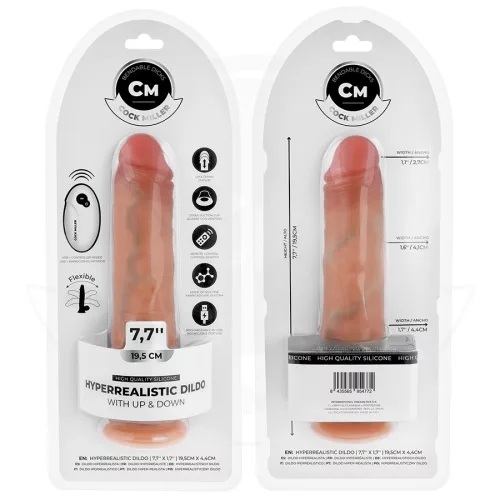 COCK MILLER – hiperreális dildo tapadókoronggal és távirányítóval