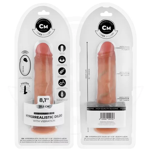 COCK MILLER - élethű dildó tapadókoronggal és távirányítóval