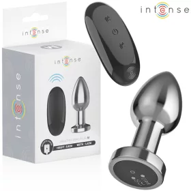   INTENSE - távirányítós fém anális vibrátor 10 rezgési móddal
