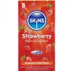 SKINS – eper ízű prémium óvszer 8 db-os csomag
