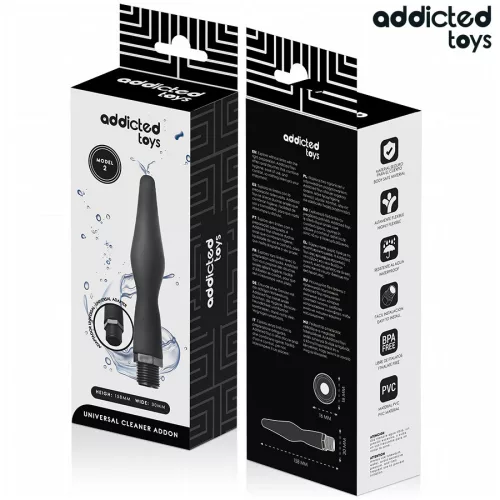 ADDICTED TOYS – univerzális adapteres anális tisztító eszköz
