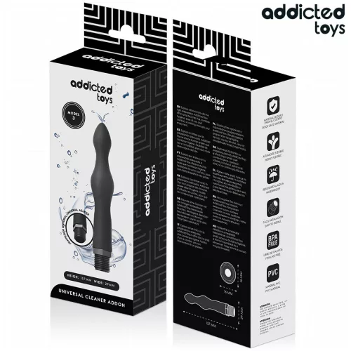ADDICTED TOYS – univerzális adapteres anális tisztító