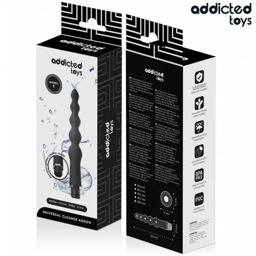 ADDICTED TOYS – prémium anális tisztító univerzális adapterrel