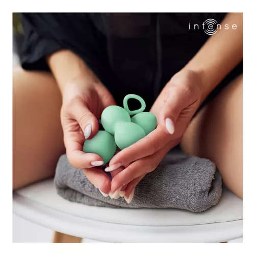 INTENSE Charli - prémium Kegel labda készlet, világos jade zöld