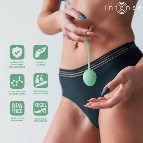 INTENSE Charli - prémium Kegel labda készlet, világos jade zöld