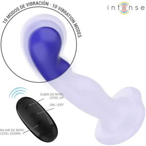 INTENSE Shorty – vibrátor tappanccsal és távirányítóval