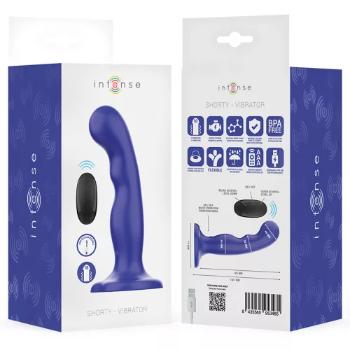 INTENSE Shorty – vibrátor tappanccsal és távirányítóval