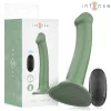 INTENSE Becca – zöld távirányítós vibrátor tapadókoronggal
