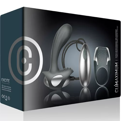 CLIMAXIMUM Excite Kit – prosztata masszírozó és péniszgyűrű