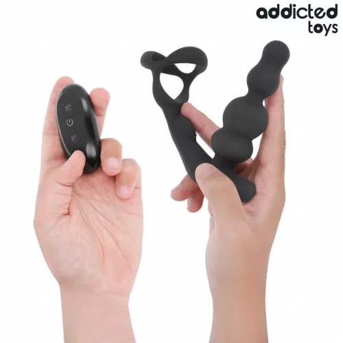 ADDICTED TOYS – forgó prosztata vibrátor távirányítóval