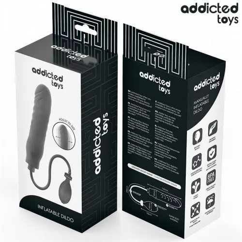 Addicted Toys Felfújható dildó Állítható méret P-pont stimuláló Szilikon