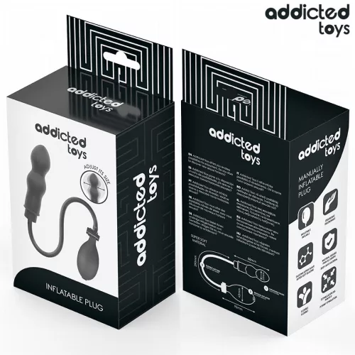 Addicted Toys Anál plug Felfújható, P-pont stimuláló Szilikon