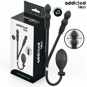   Addicted Toys Anál plug Dupla felfújható, állítható méret fekete