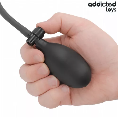 Addicted Toys Anál plug Dupla felfújható, állítható méret fekete