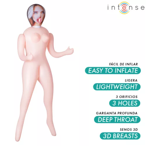 INTENSE DOLLS - Nicole – felfújható babával három nyílással