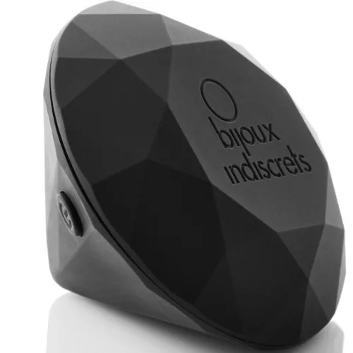 Bijoux Indiscrets Twenty One gyémánt alakú csiklóizgató - matt fekete