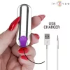 INTENSE KAREN MINI – újratölthető vibráló golyó ezüst színben