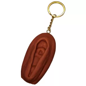   DIABLO PICANTE - elegáns vaginás kulcstartó sötét árnyalatban