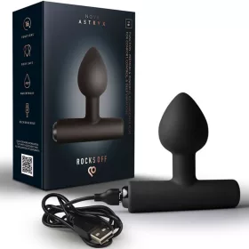 Rocks-off Anál plug Rezgő 16 funkció USB töltés Fekete