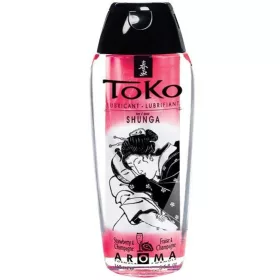   Shunga Toko Aroma vízbázisú síkosító - epres-pezsgős ízesítéssel, 165ml
