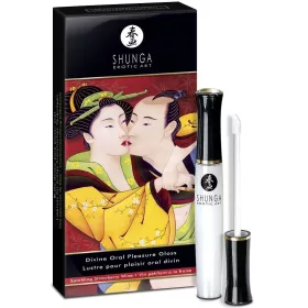   Shunga Divine Oral Pleasure stimuláló ajakfény - eperízű
