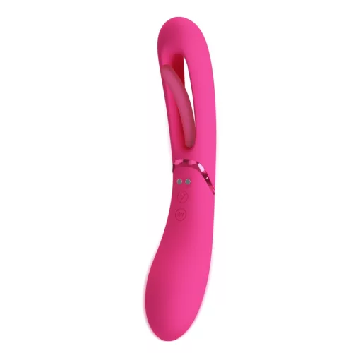 Romance Vibrátor 7 rezgés, 4 ringató G-pont stimuláló USB-töltés