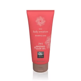 Massage- & Glide Gel 2 in 1 - Strawberry scent 200ml